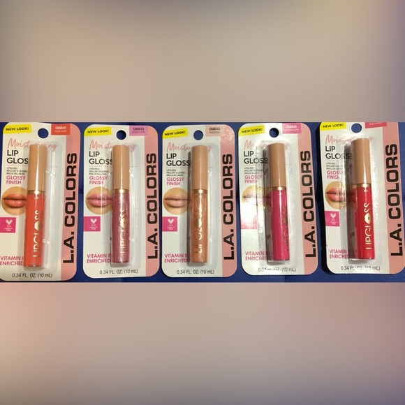 3pack assorted moisturizing vitamin E enriched glossy finish lip glosses new - Picture 2 of 16